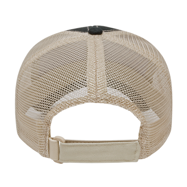 Chambray and Soft Mesh Trucker Hat